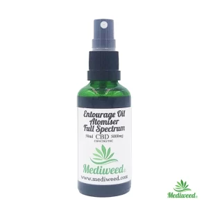 Mediweed 10% Entourage CBD Oil Atomiser 50ml 5000mg at CBD Royalty UK