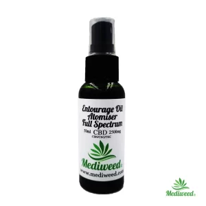 Mediweed Entourage Oil Atomiser Full Spectrum 50ml 2500mg at CBD Royalty UK